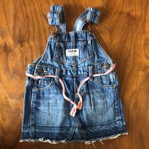 Overall dress for baby girls